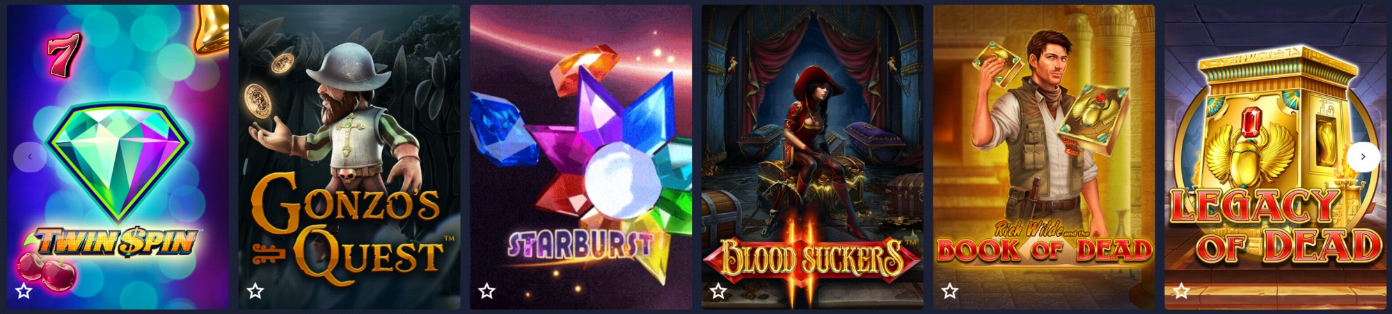 Interface de jeux Europe777 Casino